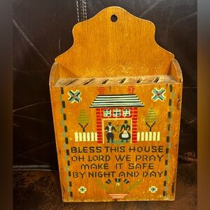 Vintage Nevco Knife Saver Wood Product 1960